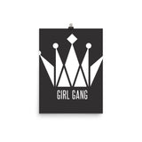 Girl Gang Photo paper poster