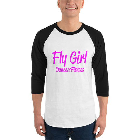 Fly Girl 3/4 sleeve raglan shirt
